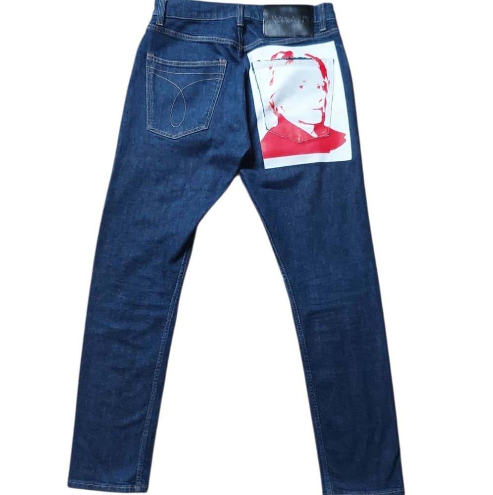 Calvin Klein | Raf Simons | Andy Warhol | Limited Edition | Graphic Slim Jeans - Picture 2 of 16